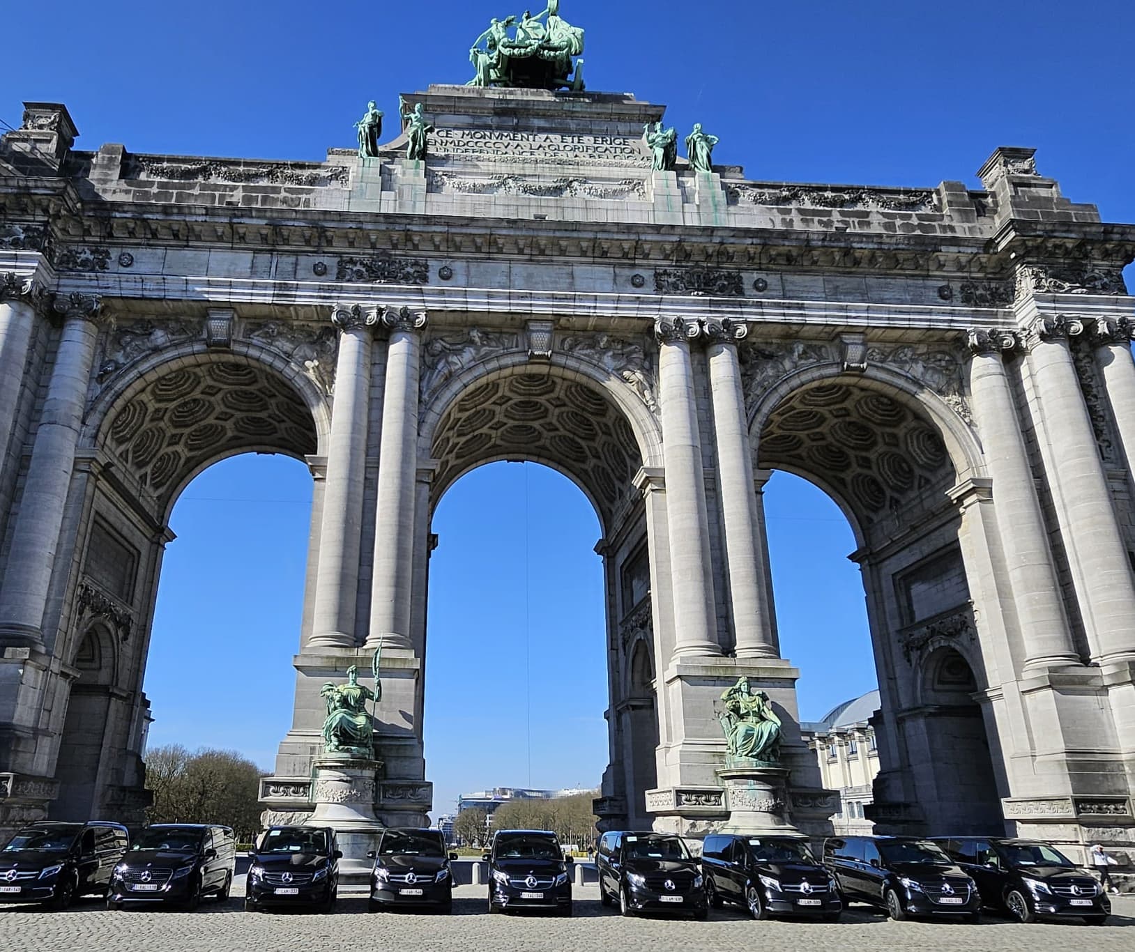 Service de chauffeur premium entre Bruxelles et Paris