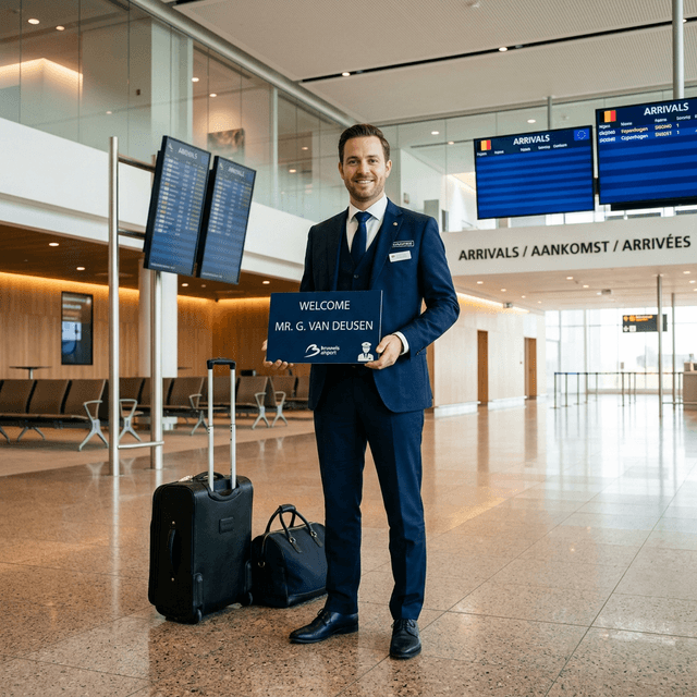 Service de transfert aéroport professionnel à Bruxelles